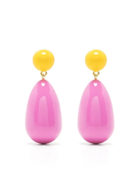 Eshvi drop-design earrings Pink 10798FEBYSH28