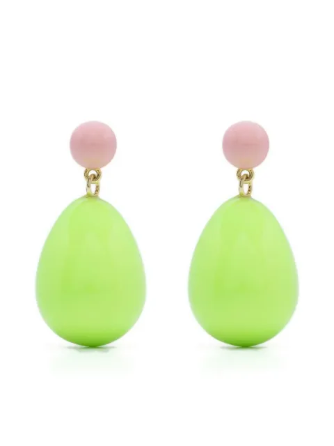Eshvi drop-design earrings Green 14886XEBYSH2