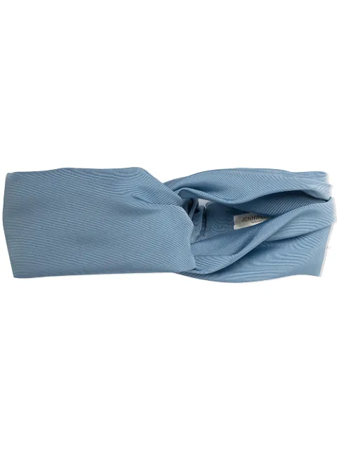 Jennifer Behr Novella silk faille headband Blue 28AP9