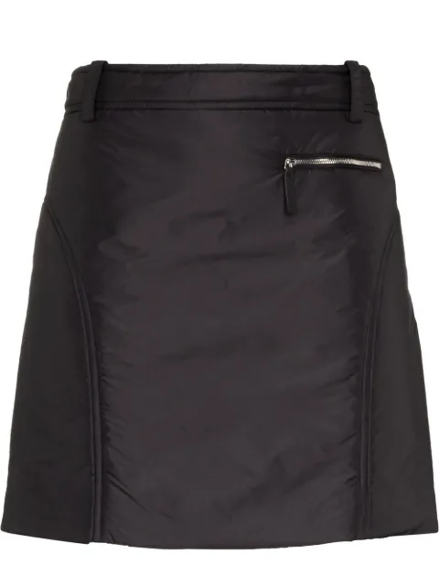 KHAITE The Mitsi padded miniskirt Black 40624002W4002