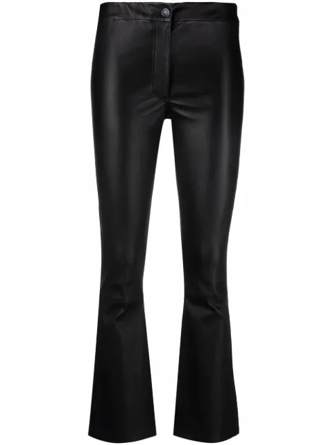 Arma cropped flared trousers Black 001LNOS00502