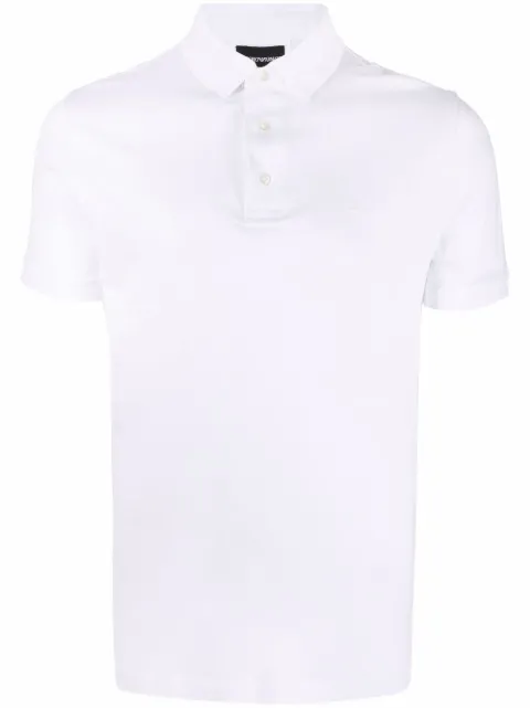 Emporio Armani eagle-motif polo shirt White 8N1F981JUVZ