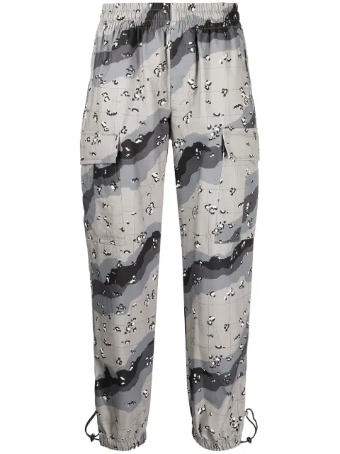 Billionaire Boys Club camouflage-print cargo trousers Grey B21413