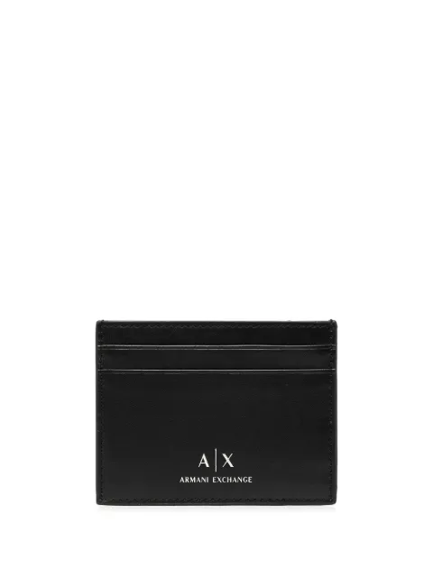 Armani Exchange logo-print cardholder Black 958053CC845