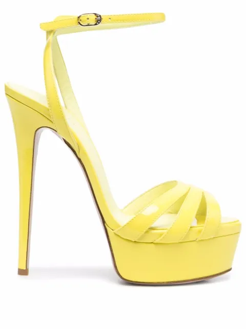 Le Silla Lola open-toe sandals Yellow 5715Q100R1PPKAB