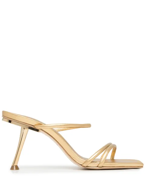 Cult Gaia Lydia 70mm open-toe sandals Gold SD1977MC