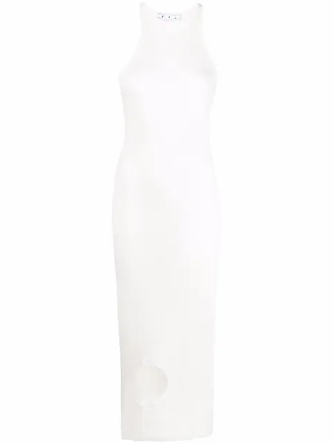 Off-White Meteor sleeveless dress White OWDB365C99JER0010100