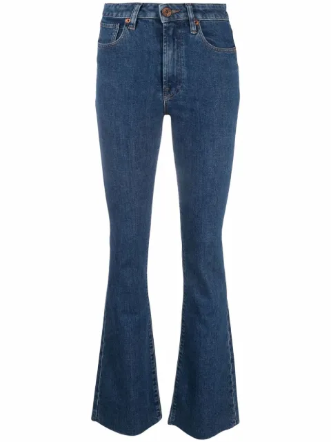 3x1 Farrah mid-rise flared jeans Blue WP0411079