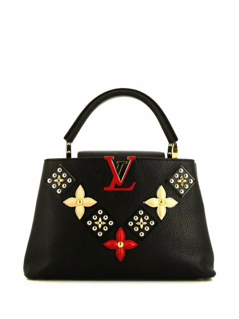 Louis Vuitton Pre-Owned 2018 pre-owned Capucines PM 2way bag Black 384213