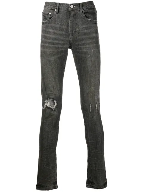 Purple Brand P001 ripped skinny jeans Grey P001GRFW122