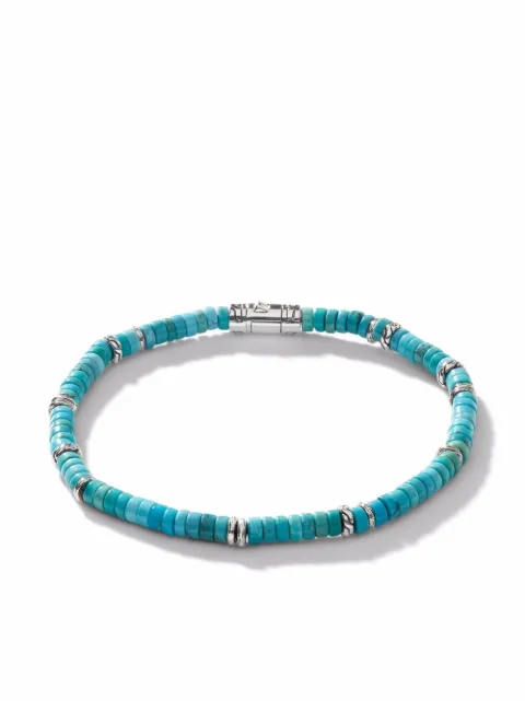 John Hardy sterling silver Classic Chain turquoise bracelet Silver BUS900698TQ