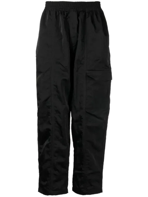 TRUE TRIBE cropped-leg trousers Black EASYSTEVE