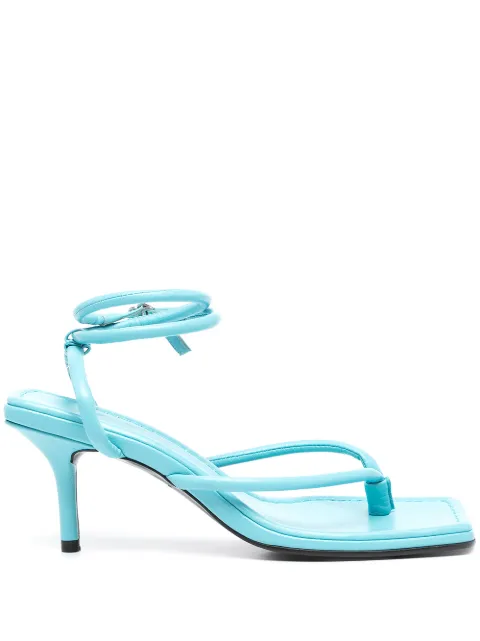 Juun.J padded thong-strap sandals Blue JW23K2W00Q