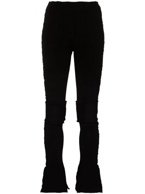 Talia Byre Warm Up knitted flared trousers Black TASS22PA01252372