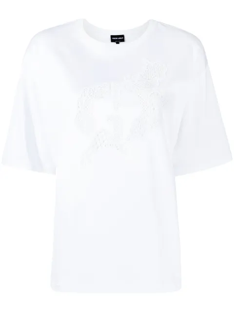 Giorgio Armani logo-print T-shirt White 3LAM59AJVIZ