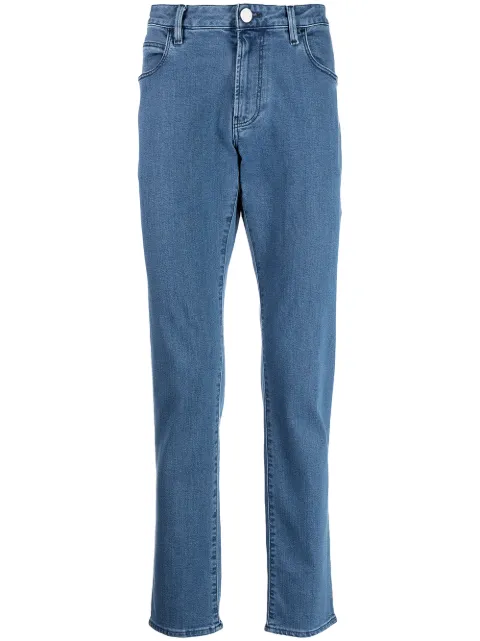 Giorgio Armani low-rise straight-leg jeans Blue 3LSJ20SD2IZ