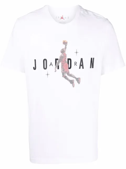Nike logo-print short-sleeved T-shirt White DC9797