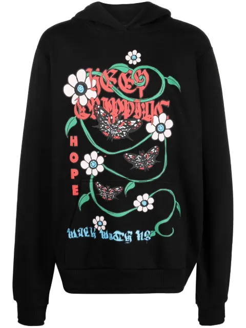 Garbage Tv long sleeve hoodie Black 3060A
