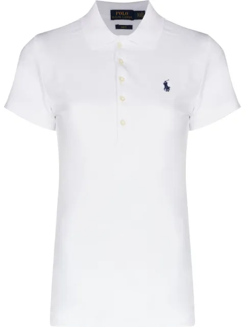 Polo Ralph Lauren short-sleeved logo polo top White 211870245001