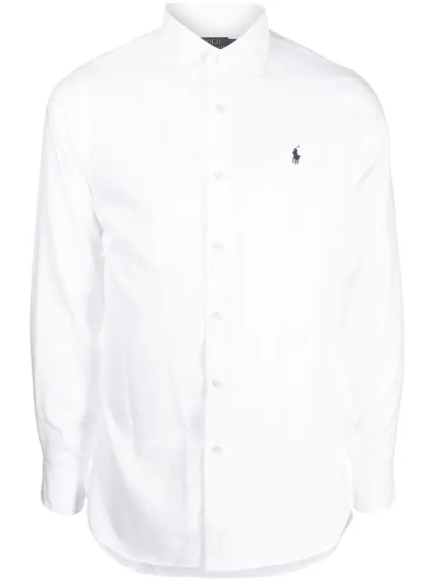 Polo Ralph Lauren Polo-Pony cotton shirt White 712873368002