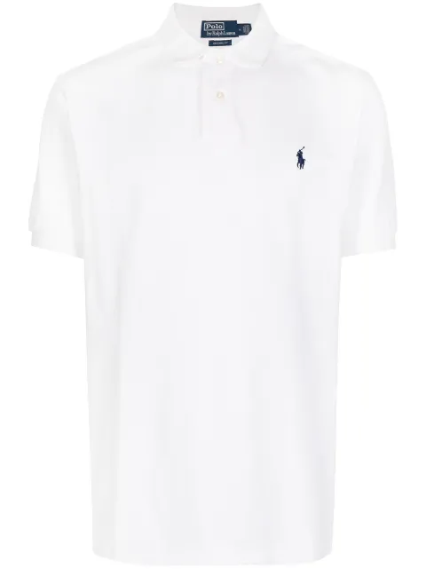 Polo Ralph Lauren Polo Pony-embroidered cotton polo shirt White 710850860008