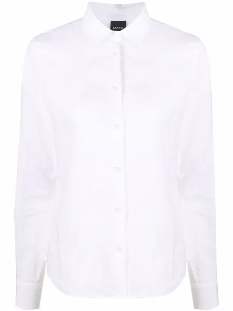 ASPESI slim-cut shirt White 5422C19585072