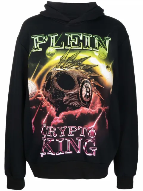 Philipp Plein 'Crypto King' hoodie Black FABCMJB2744PJY002N