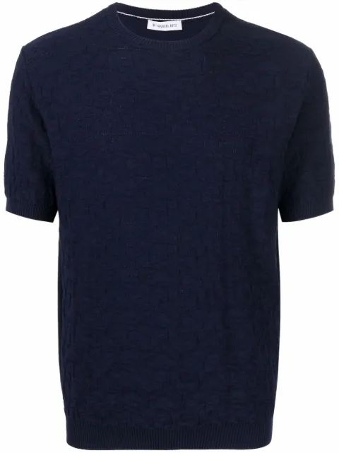 Manuel Ritz floral-print cotton T-shirt Blue 3232M506223320