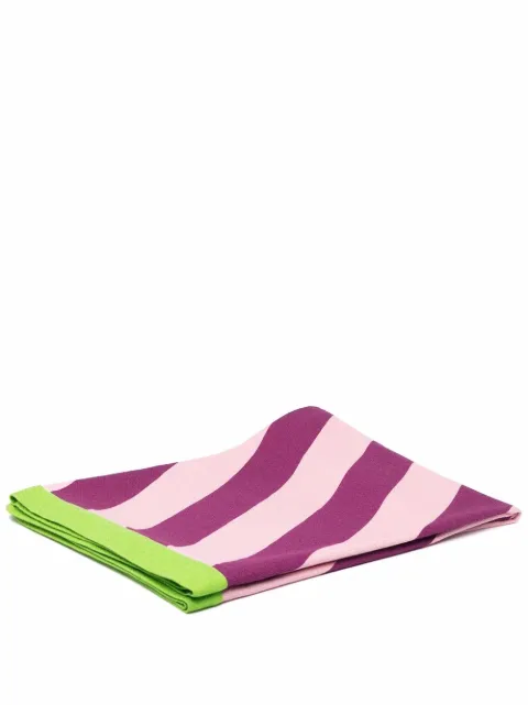 Marni striped bath towel Pink ACMC0099P9USCS72