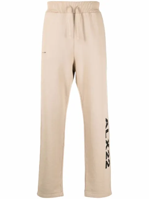 1017 ALYX 9SM logo-print track pants Neutrals AAMPA0267FA01