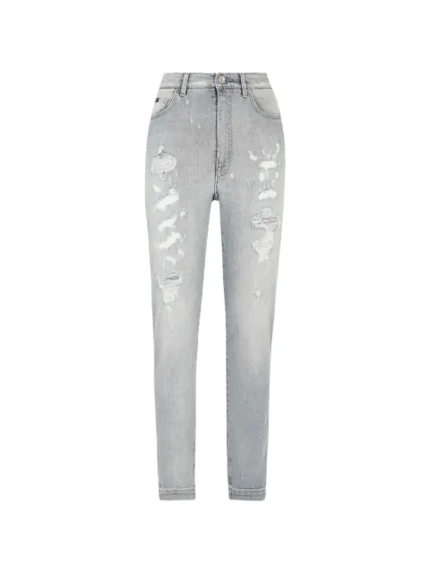 Dolce & Gabbana Grace distressed skinny jeans Blue FTBXHDG8FF2