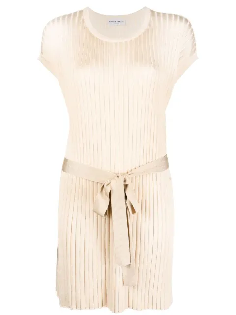 Sonia Rykiel round neck day dress Neutrals 122EC017BG