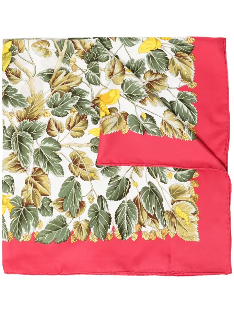 Hermès Pre-Owned L'Arbre de Soie silk scarf Red DPBA1221HERSCA2