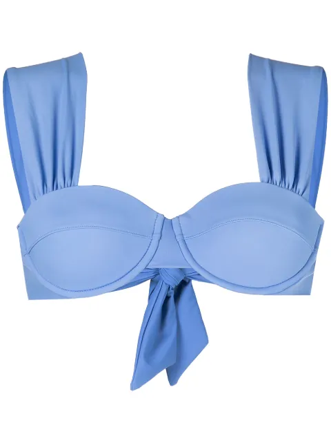 Evarae bustier style Audrey bikini top Blue SS22AUDREYGRS