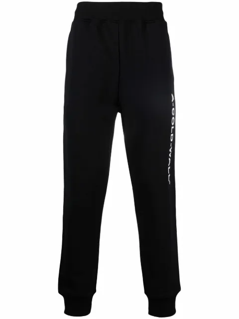 A-COLD-WALL* logo-print tapered joggers Black ACWMB096BLACK