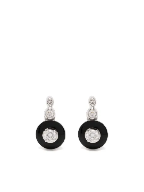 Selim Mouzannar 18kt white gold Mina diamond earrings Silver MNRNSN041275A2WG