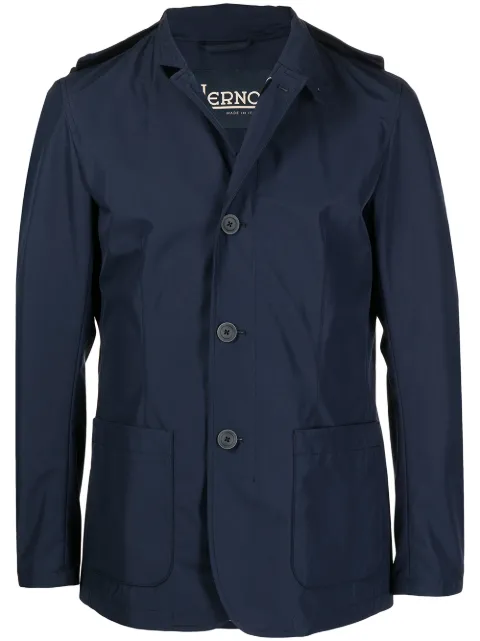 Herno lightweight hooded jacket Blue GA000132U12436