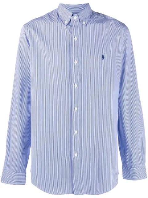 Polo Ralph Lauren logo striped shirt Blue 710832480007