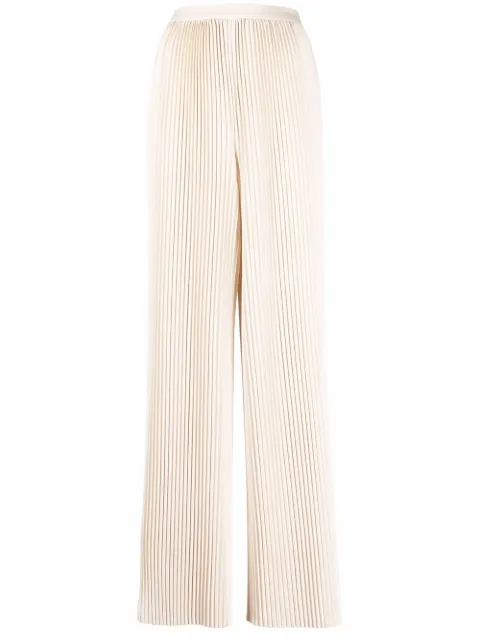 Fabiana Filippi straight-leg plissé trousers Neutrals PAD272W3490000I324
