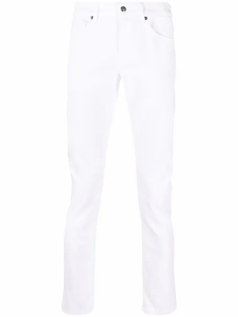 DONDUP cropped slim-cut jeans White UP232BS0030UPTDDU000