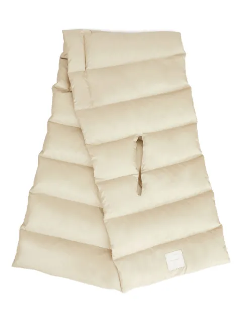 Common Leisure padded scarf Neutrals CLPUFFERBLANKET