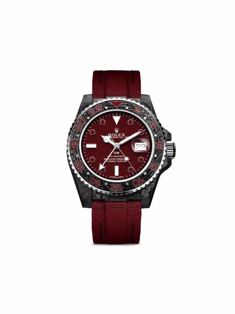 DiW (Designa Individual Watches) pre-owned customised GMT "Q" Project 40mm Red 116710QP01