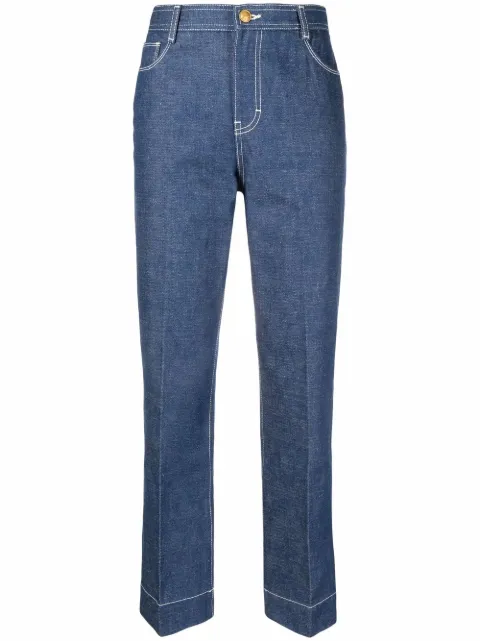Tory Burch straight-leg denim jeans Blue 88869