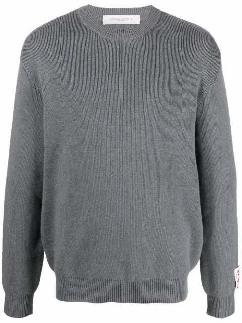 Golden Goose logo-patch sweatshirt Grey GMP00841P000662