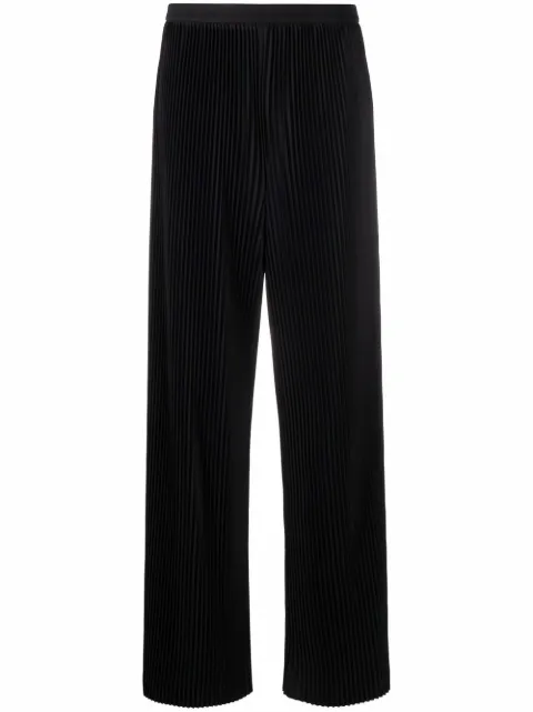 Fabiana Filippi straight-leg plissé trousers Black PAD272W3490000I324
