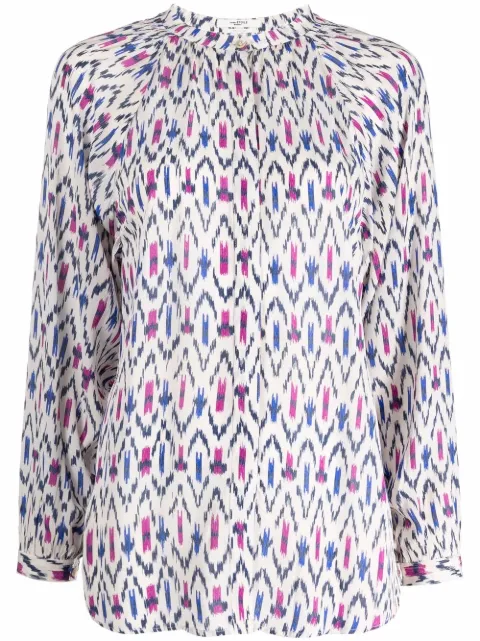 MARANT ÉTOILE patterned blouse Neutrals HT224722P029E