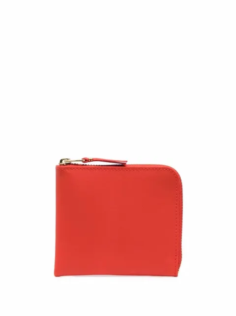 Comme Des Garçons Wallet zip-up leather wallet Orange SA3100