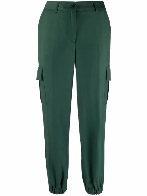 P.A.R.O.S.H. slim-fit cargo trousers Green RAISAD231483