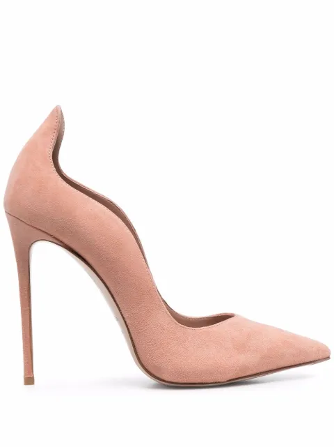 Le Silla Ivy scalloped pumps Neutrals 2102R100R1PPVEL