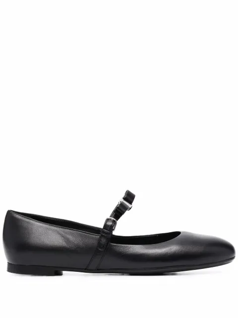 Ferragamo Lizz leather ballerina shoes Black 750488